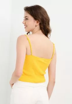 LC WAIKIKI Tied Cotton Women's Top -LC WAIKIKI popular shop lc waikiki 1354 0206326 2