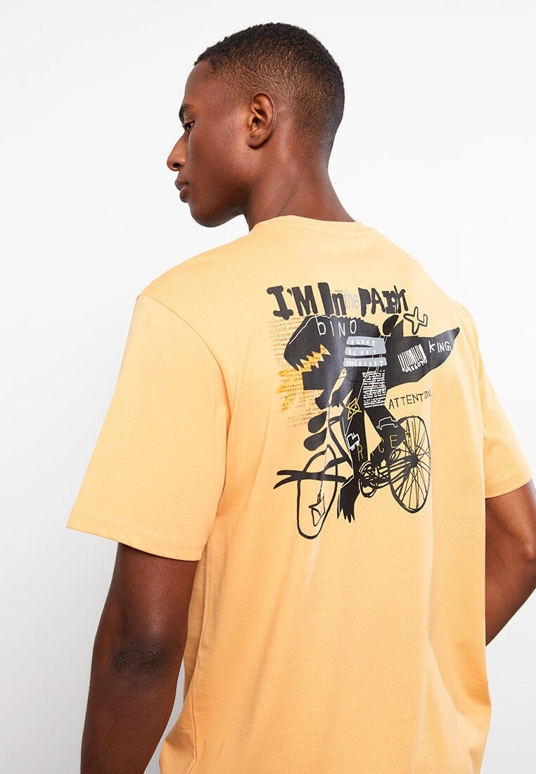 LC WAIKIKI Crew Neck Short Sleeve Printed Combed Cotton Men's T-Shirt 3 LC WAIKIKI Crew Neck Short Sleeve Printed Combed Cotton Men's T-Shirt