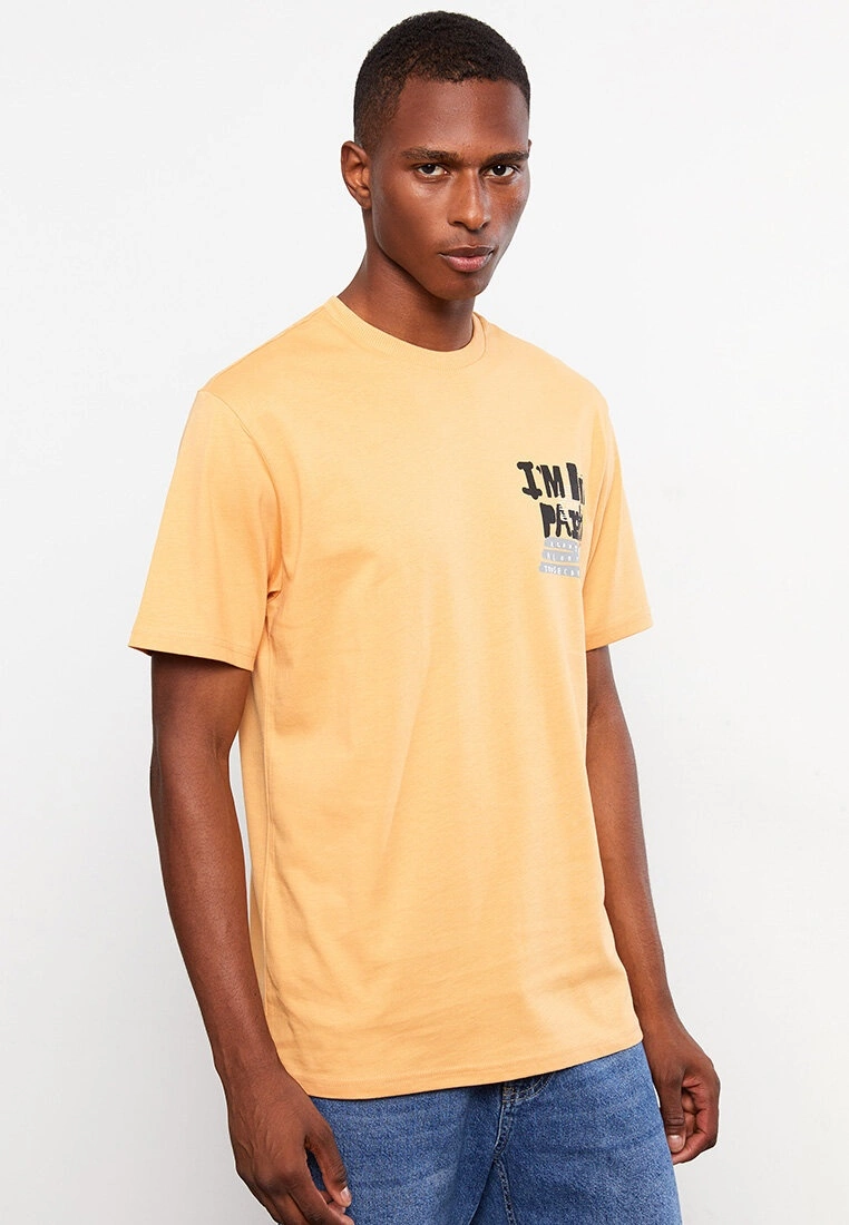 LC WAIKIKI Crew Neck Short Sleeve Printed Combed Cotton Men's T-Shirt 4 LC WAIKIKI Crew Neck Short Sleeve Printed Combed Cotton Men's T-Shirt - Image 2