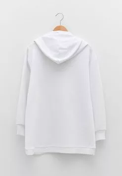 LC WAIKIKI Printed Long Sleeve Maternity Sweatshirt With Hood -LC WAIKIKI popular shop lc waikiki 1363 8406726 3