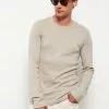 LC WAIKIKI Crew Neck Long Sleeve Combed Cotton Men's T-Shirt