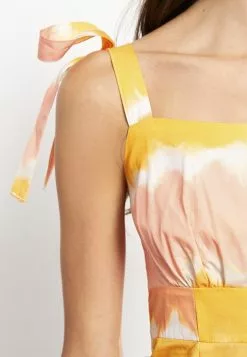 LC WAIKIKI Square Collar Patterned Strap Poplin Women's Dress -LC WAIKIKI popular shop lc waikiki 1372 3929726 4