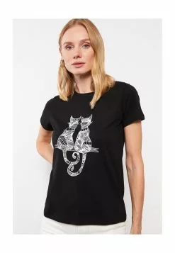 LC WAIKIKI Printed Short Sleeves Women's T-Shirt