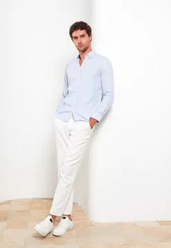 LC WAIKIKI Slim Fit Long Sleeve Dobby Men's Shirt