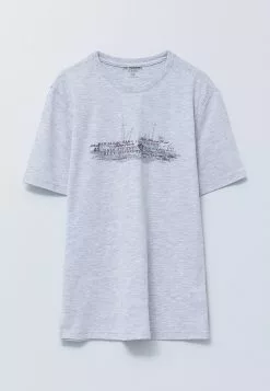 LC WAIKIKI Crew Neck Short Sleeve Printed Combed Cotton Men's T-Shirt -LC WAIKIKI popular shop lc waikiki 1385 9205236 3