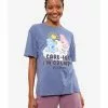 LC WAIKIKI Crew Neck Care Bears Printed Short Sleeve Cotton Women's T-Shirt -LC WAIKIKI popular shop lc waikiki 1386 4377626 1