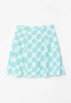 LC WAIKIKI Zippered Waist Floral Viscose Women's Short Skirt -LC WAIKIKI popular shop lc waikiki 1387 7203236 7