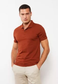 LC WAIKIKI Polo Neck Short Sleeve Combed Cotton Men's T-Shirt -LC WAIKIKI popular shop lc waikiki 1387 8562236 3