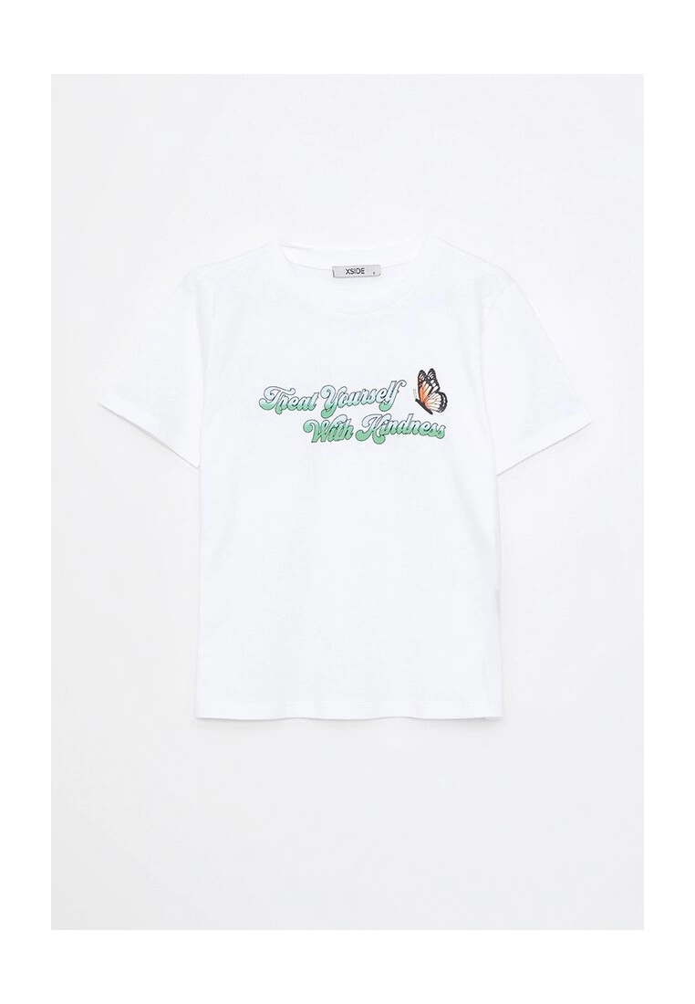 LC WAIKIKI Printed Cotton Women's T-Shirt 7 LC WAIKIKI Printed Cotton Women's T-Shirt - Image 5