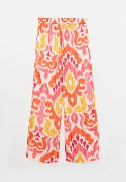 LC WAIKIKI Elastic Waist Patterned Satin Women's Trousers -LC WAIKIKI popular shop lc waikiki 1393 8729726 7