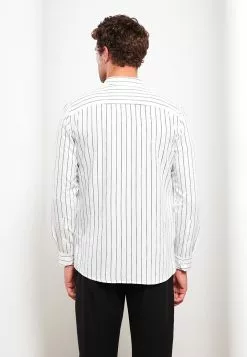 LC WAIKIKI Slim Fit Long Sleeve Striped Men's Shirt -LC WAIKIKI popular shop lc waikiki 1394 8894236 3