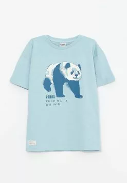 LC WAIKIKI Crew Neck Printed Short Sleeve Cotton Boy T-Shirt