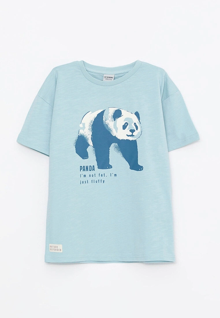 LC WAIKIKI Crew Neck Printed Short Sleeve Cotton Boy T-Shirt 3 LC WAIKIKI Crew Neck Printed Short Sleeve Cotton Boy T-Shirt