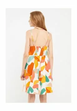 LC WAIKIKI Square Collar Patterned Strap Women's Dress -LC WAIKIKI popular shop lc waikiki 1397 6357626 2