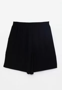 LC WAIKIKI Elastic Waist Straight Viscose Women's Shorts -LC WAIKIKI popular shop lc waikiki 1401 8239726 7