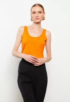 LC WAIKIKI U Neck Plain Cotton Women's Singlet 11 LC WAIKIKI U Neck Plain Cotton Women's Singlet -LC WAIKIKI popular shop lc waikiki 1405 8303236 3