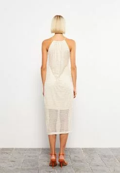 LC WAIKIKI Halter Neck Embroidered Sleeveless Women's Dress -LC WAIKIKI popular shop lc waikiki 1406 0229726 5