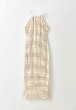 LC WAIKIKI Halter Neck Embroidered Sleeveless Women's Dress -LC WAIKIKI popular shop lc waikiki 1406 0229726 7