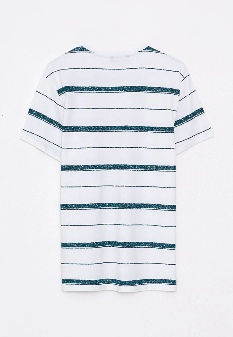 LC WAIKIKI Crew Neck Short Sleeve Printed Combed Cotton Men's T-Shirt 5 LC WAIKIKI Crew Neck Short Sleeve Printed Combed Cotton Men's T-Shirt - Image 3