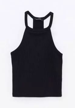 LC WAIKIKI Halter Collar Plain Female Singlet -LC WAIKIKI popular shop lc waikiki 1412 0039726 6