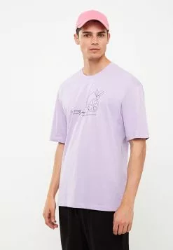 LC WAIKIKI Crew Neck Short Sleeve Printed Mens T-Shirt -LC WAIKIKI popular shop lc waikiki 1415 9992236 2