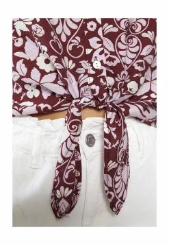 LC WAIKIKI Patterned Crop Women's Shirt -LC WAIKIKI popular shop lc waikiki 1420 4357626 3