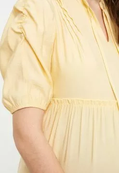 LC WAIKIKI Tie Collar Straight Short Sleeve Poplin Maternity Dress -LC WAIKIKI popular shop lc waikiki 1423 4968726 4