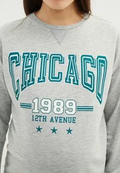 LC WAIKIKI Crew Neck Printed Long Sleeve Maternity Sweatshirt -LC WAIKIKI popular shop lc waikiki 1429 6395726 4