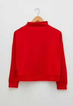 LC WAIKIKI Stand Collar Straight Long Sleeve Women's Sweatshirt -LC WAIKIKI popular shop lc waikiki 1435 3495726 3