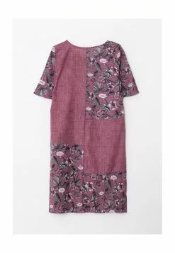 LC WAIKIKI Crew Neck Floral Short Sleeve A-Line Poplin Women's Dress -LC WAIKIKI popular shop lc waikiki 1438 7267626 6