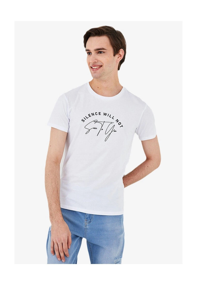 LC WAIKIKI Printed Combed Cotton Men T-Shirt 3 LC WAIKIKI Printed Combed Cotton Men T-Shirt