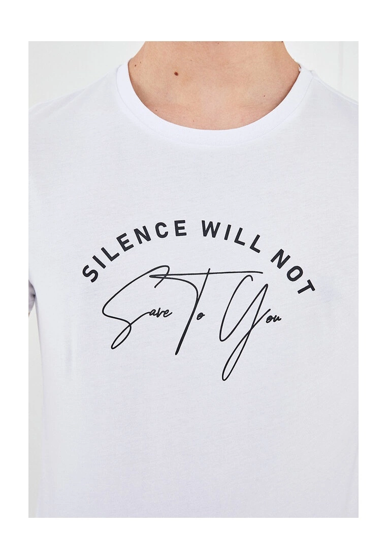 LC WAIKIKI Printed Combed Cotton Men T-Shirt 5 LC WAIKIKI Printed Combed Cotton Men T-Shirt - Image 3