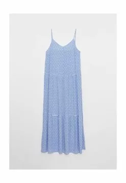 LC WAIKIKI Heart Collar Floral Strap Crinkle Women's Dress -LC WAIKIKI popular shop lc waikiki 1443 8657626 5