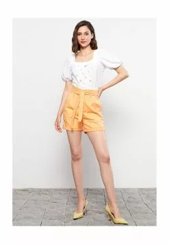 LC WAIKIKI High Waist Comfortable Fit Shorts -LC WAIKIKI popular shop lc waikiki 1458 8116526 4