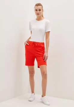 LC WAIKIKI Elastic Waist Pocket Detailed Piqué Fabric Women's Shorts -LC WAIKIKI popular shop lc waikiki 1465 0306526 6