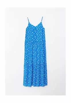 LC WAIKIKI Heart Collar Floral Strap Crinkle Women's Dress -LC WAIKIKI popular shop lc waikiki 1467 9826526 6