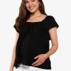 LC WAIKIKI Square Neck Straight Maternity Blouse -LC WAIKIKI popular shop lc waikiki 1471 7495526 1
