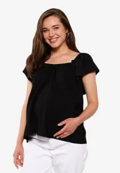 LC WAIKIKI Square Neck Straight Maternity Blouse
