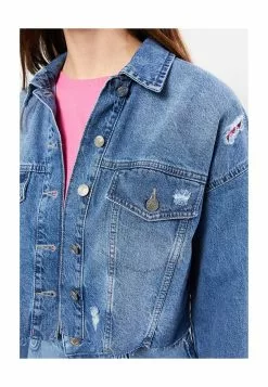 LC WAIKIKI Women's Ripped Denim Jacket -LC WAIKIKI popular shop lc waikiki 1472 7192526 3