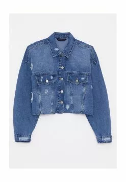 LC WAIKIKI Women's Ripped Denim Jacket -LC WAIKIKI popular shop lc waikiki 1472 7192526 5