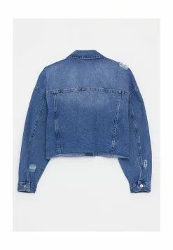 LC WAIKIKI Women's Ripped Denim Jacket -LC WAIKIKI popular shop lc waikiki 1473 7192526 6