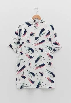 LC WAIKIKI Regular Fit Short Sleeve Patterned Viscose Men's Shirt -LC WAIKIKI popular shop lc waikiki 1479 7559836 7