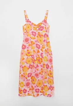 LC WAIKIKI Heart Collar Patterned Viscose Women's Dress With Straps -LC WAIKIKI popular shop lc waikiki 1482 6459836 6