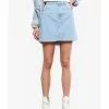 LC WAIKIKI Standard Fit Plain Jean Skirt -LC WAIKIKI popular shop lc waikiki 1489 4033526 1