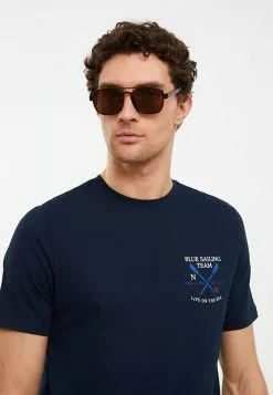 LC WAIKIKI Crew Neck Short Sleeve Printed Combed Cotton Men's T-Shirt -LC WAIKIKI popular shop lc waikiki 1489 5974236 4