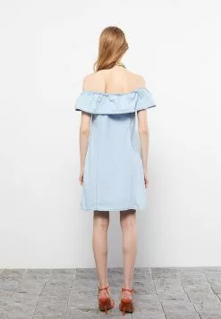 LC WAIKIKI Boat Neck Straight Sleeveless Cotton Women's Rodeo Jean Dress 13 LC WAIKIKI Boat Neck Straight Sleeveless Cotton Women's Rodeo Jean Dress -LC WAIKIKI popular shop lc waikiki 1491 2547916 5