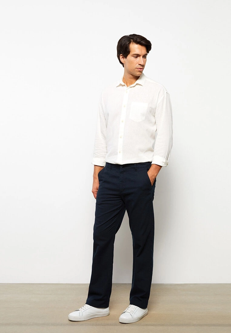 LC WAIKIKI Wide Fit Men's Chino Trousers 4 LC WAIKIKI Wide Fit Men's Chino Trousers - Image 2