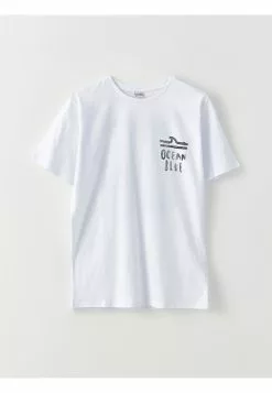 LC WAIKIKI Crew Neck Printed Short Sleeve Cotton Boy T-Shirt