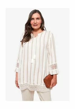 LC WAIKIKI Tie Collar Striped Blouse