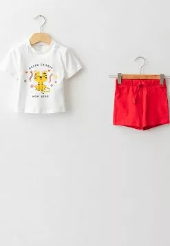 LC WAIKIKI Cotton Baby Boy T-Shirt and Shorts